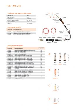 Сварог MS 240 (евро адаптер) вод охл 5м